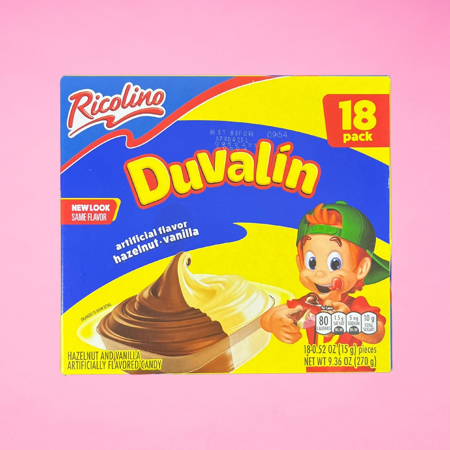 Duvalin Bi Sabor 18-Pack, Hazelnut • Vanilla