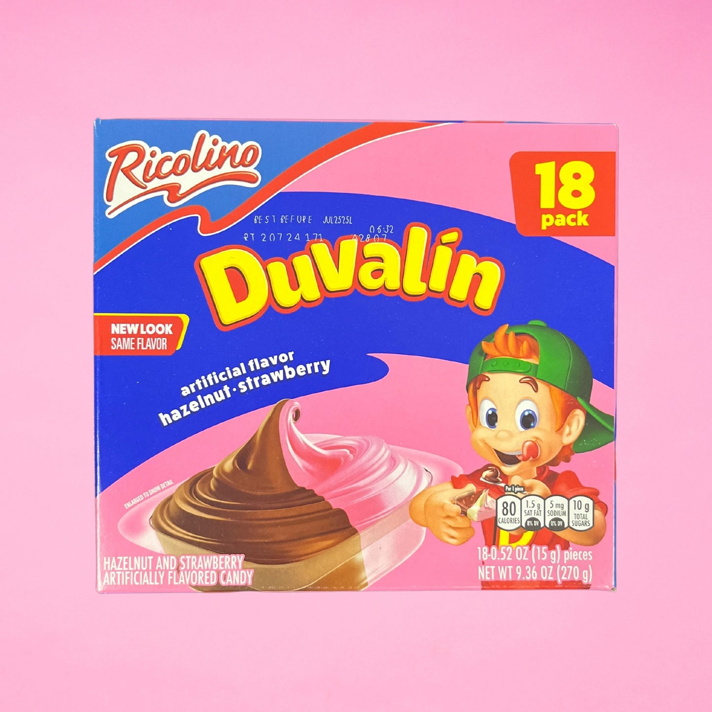 Duvalin Bi Sabor 18-Pack, Hazelnut • Strawberry