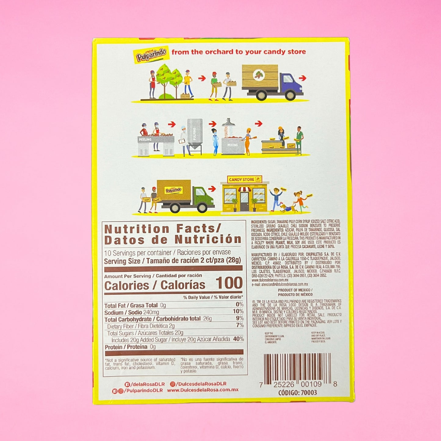 Pulparindo Original 20-Pack