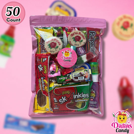 50 Pcs Spicy Mexican Candy Variety Pack